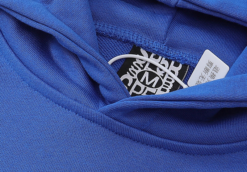 SP5DER TC5555 Spider Web Hoodie-Blue #8206